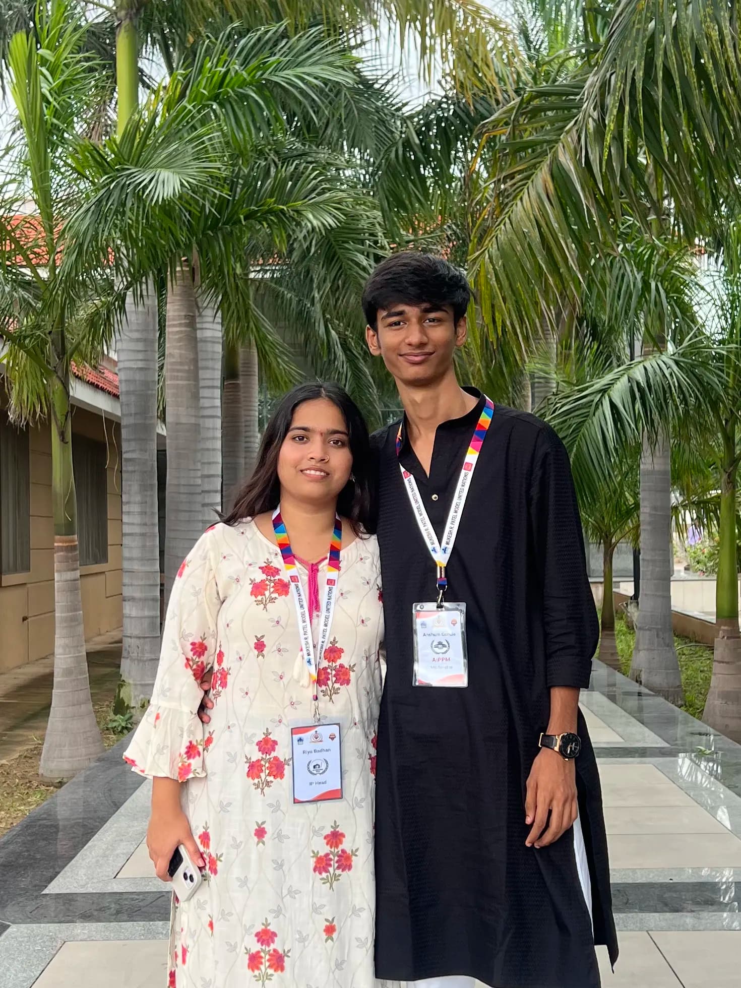 Founders Anshum and Riya
